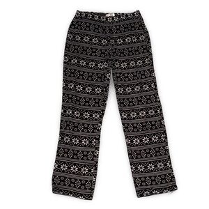 Snowflake Fleece Pajama Pants | Size M